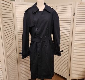 Londontown Men's Dark Blue Trench Coat Size L